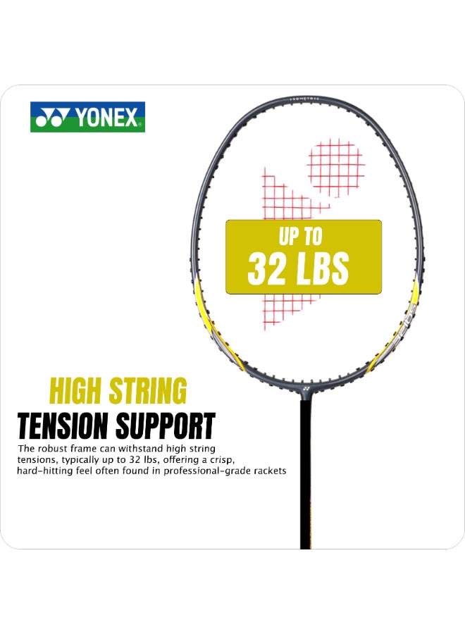 يونيكس مضرب تنس الريشة يونيكس نانوفلير سبيد 7 بغطاء كامل - إطار خفيف الوزن وعالي السرعة لتأرجح سريع وتحكم دقيق وأداء شامل - Image 5